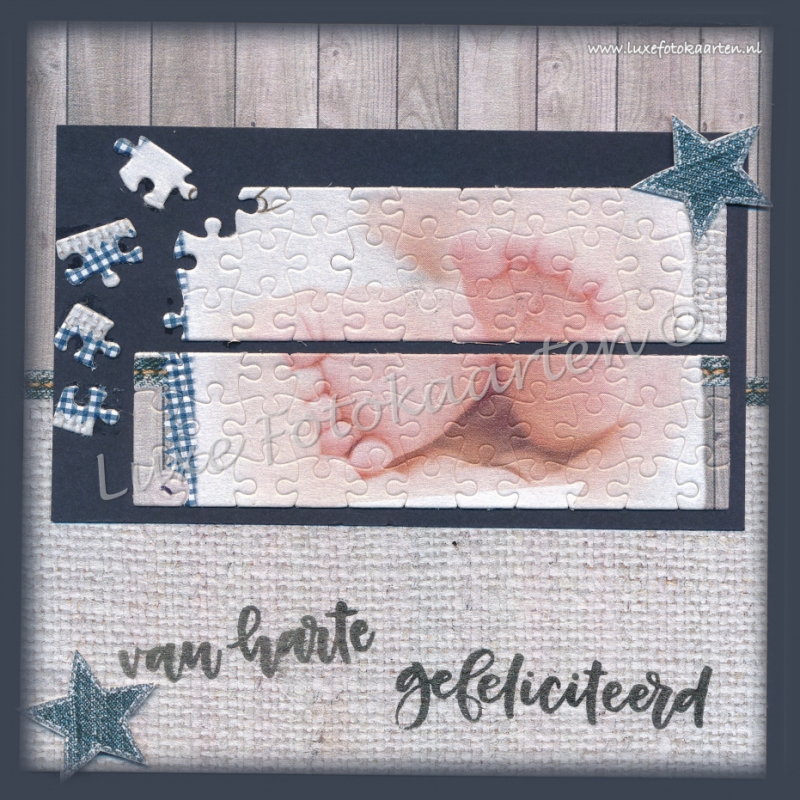 Geboorte zoon - puzzel